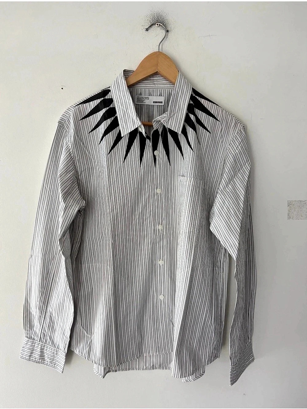 Neighborhood Scorpion Stripe Button Shirt Size M